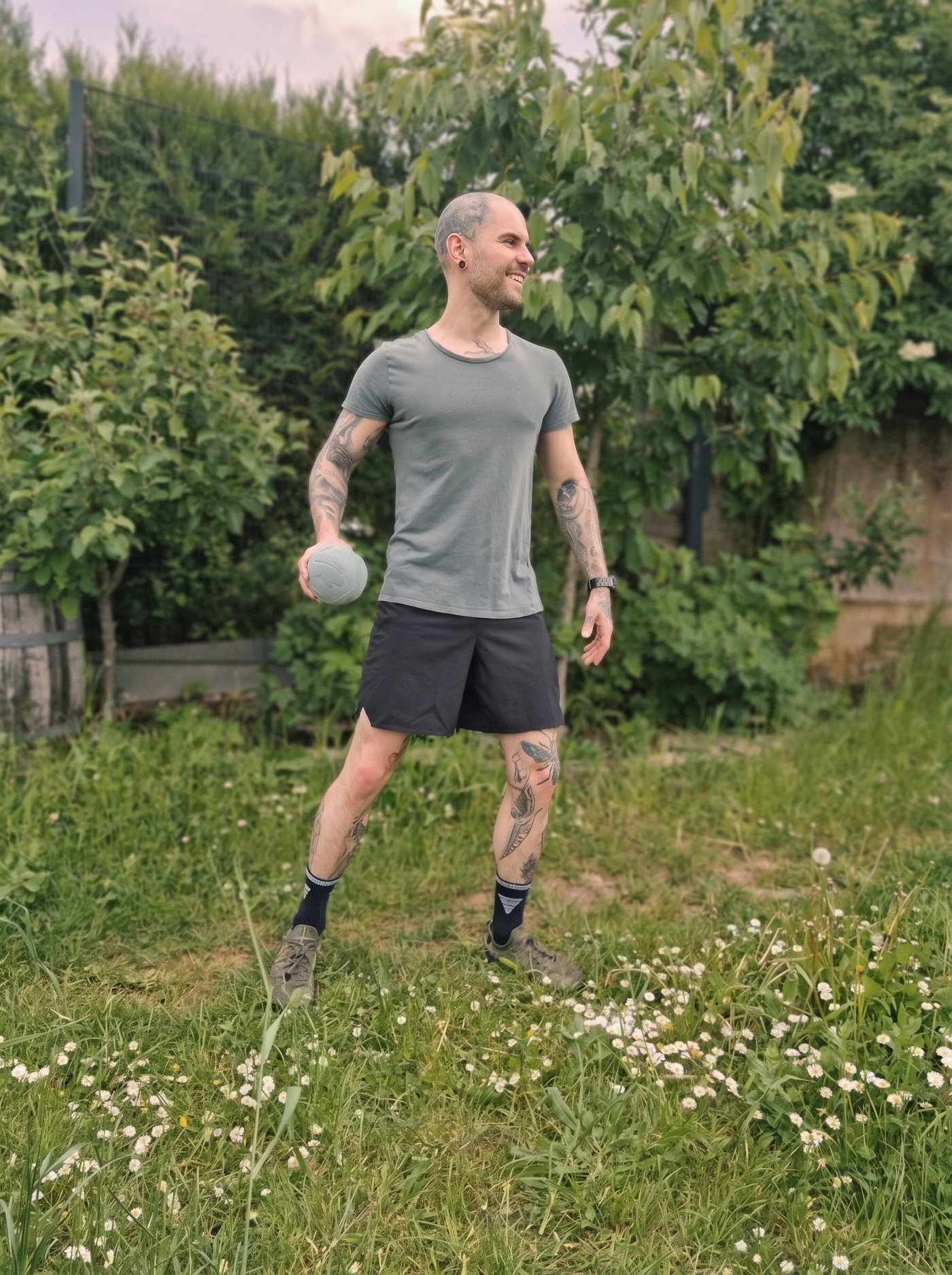 Alex beim Coaching im Freien